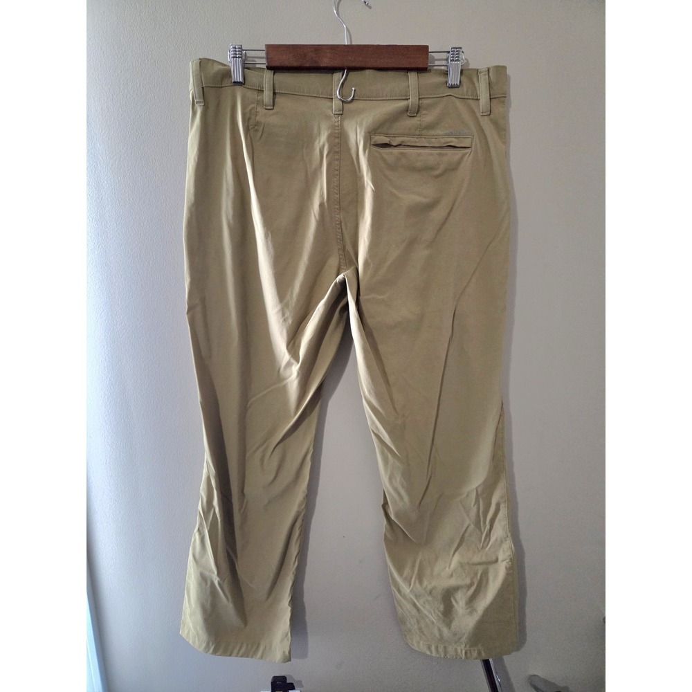 Eddie Bauer Pants Mens 36x30 Slim Fit Khaki Stretch Hiking Golf Travel Chino - Picture 2 of 3